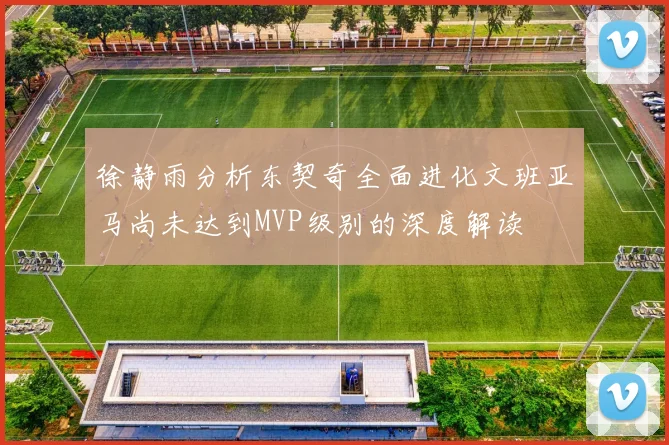 徐静雨分析东契奇全面进化文班亚马尚未达到MVP级别的深度解读